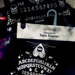 🎃 👻 HALLOWEEN Two Piece Ouija board Set- Pillow and Table or Couch Runner